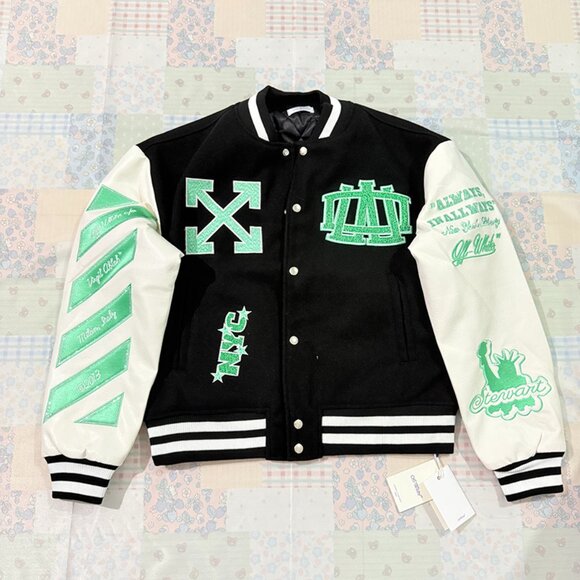 Off-White  New York Liberty Varsity Jacket - Picture 1 of 12